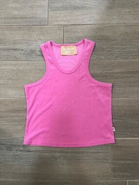 Araminta James pink terry top